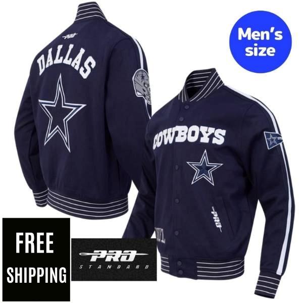 【送料無料】 NFL 正規品 メンズ アウター スタジャン バーシティジャケット プロスタンダード Pro Standard ダラス・カウボーイズ DALLAS COWBOYS PRO GAME DAY DBL KNIT JACKET