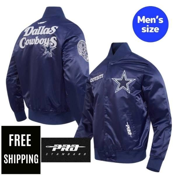【送料無料】 NFL 正規品 メンズ アウター スタジャン ナイロンジャケット プロスタンダード Pro Standard ダラス・カウボーイズ DALLAS COWBOYS SOUVENIR SATIN JACKET