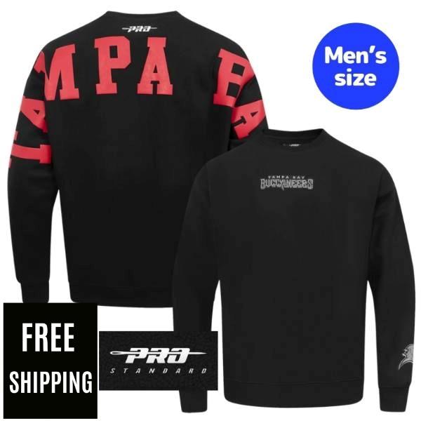 【送料無料】 NFL メンズ パーカー 長袖トップス トレーナー プロスタンダード Pro Standard タンパベイ・バッカニアーズ TAMPA BAY BUCCANEERS WINGSPAN DROP SHOULDER CREWNECK｜USキッズウェア店 26,740円