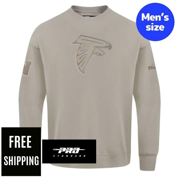 【送料無料】 NFL メンズ パーカー 長袖トップス トレーナー プロスタンダード Pro Standard アトランタ・ファルコンズ ATLANTA FALCONS NEUTRAL DROP SHOULDER CREWNECK｜USキッズウェア店