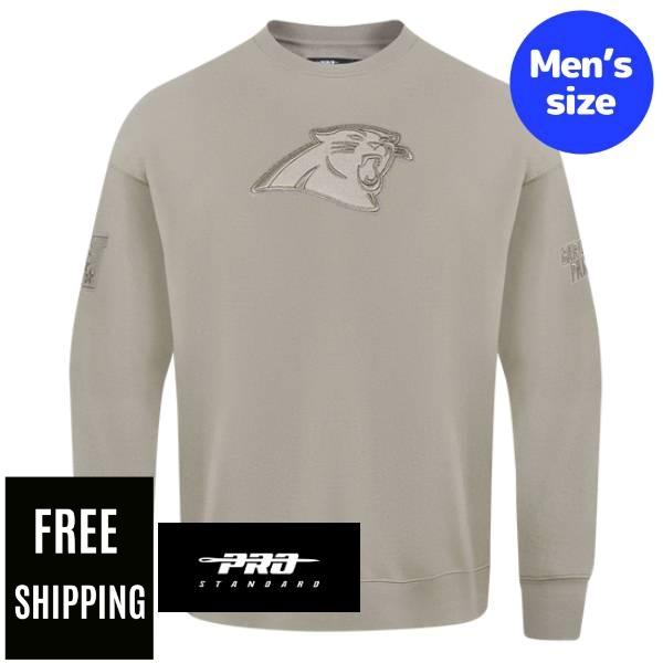 【送料無料】 NFL メンズ パーカー 長袖トップス トレーナー プロスタンダード Pro Standard カロライナ・パンサーズ CAROLINA PANTHERS NEUTRAL DROP SHOULDER CREWNECK｜USキッズウェア店