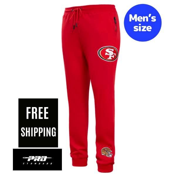【送料無料】【正規品】 NFL メンズ スウェットパンツ ジョガーパンツ ボトムス プロスタンダード Pro Standard サンフランシスコ・49ers SAN FRANCISCO 49ERS CLASSIC CHENILLE JOGGER｜USキッズウェア店