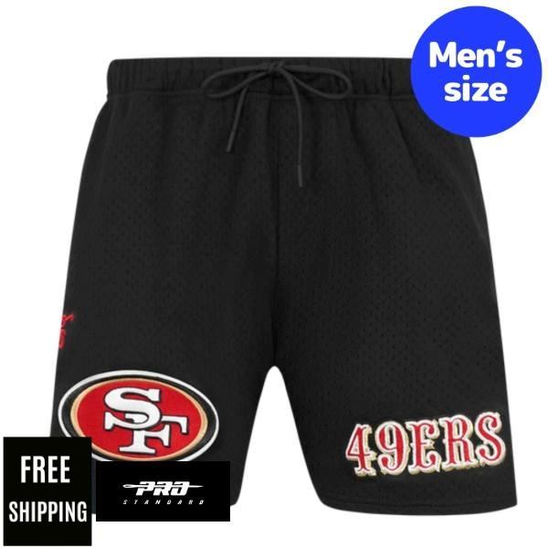 【貨物輸送無料】【定め事品】 NFL 品目 メンズ さる股引き ティーシャツ 二分の一ズボン下 遊撃手ズボン下 さる股引き ボトムス 労働者階級標準尺度 Pro Standard サンフランシスコ・49ers SAN FRANCISCO 49ERS SOUVENIR MEN\u0027S MESH SHORT