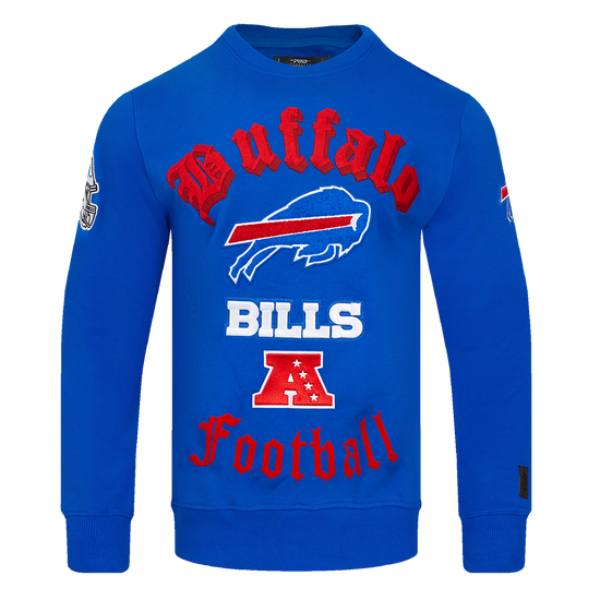 【送料無料】 Pro Standard プロスタンダード NFL アメフト メンズ トレーナー 長袖トップス バッファロー・ビルズ BUFFALO BILLS OLD ENGLISH CREWNECK｜USキッズウェア店 27,491円