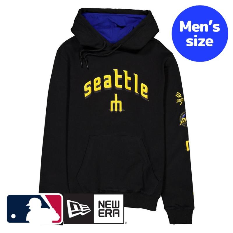 シアトル・マリナーズ イチロー MLB公式 メンズ パーカー フーディー 長袖トップス New Era Seattle Mariners City Connect Hoodie ニューエラ 送料無料