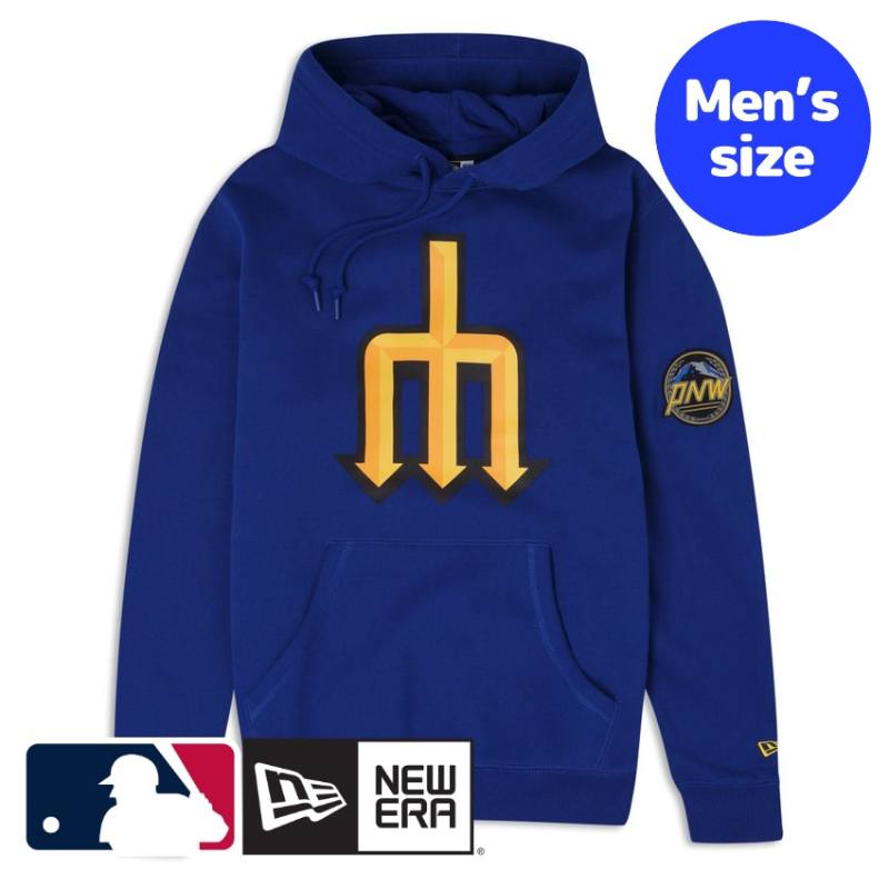 シアトル・マリナーズ イチロー MLB公式 メンズ パーカー フーディー 長袖トップス New Era Seattle Mariners City Connect Alt Hoodie ニューエラ 送料無料