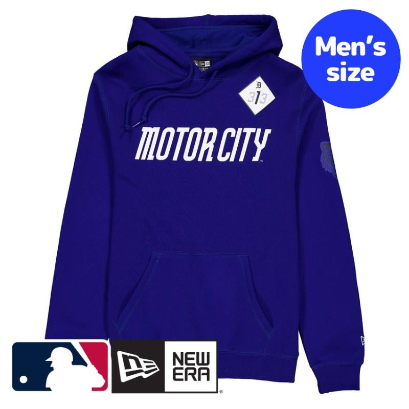 デトロイト・タイガース MLB公式 メンズ パーカー フーディー 長袖トップス New Era Detroit Tigers City Connect Blue Hoodie ニューエラ 送料無料 26,136円