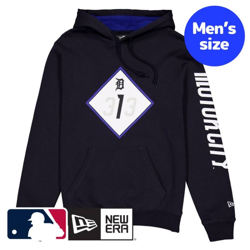 デトロイト・タイガース MLB公式 メンズ パーカー フーディー 長袖トップス New Era Detroit Tigers City Connect Hoodie ニューエラ 送料無料