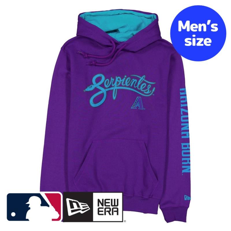 アリゾナ・ダイヤモンドバックス MLB公式 メンズ パーカー フーディー 長袖トップス New Era Arizona Diamondbacks City Connect Purple Hoodie ニューエラ 送料無料