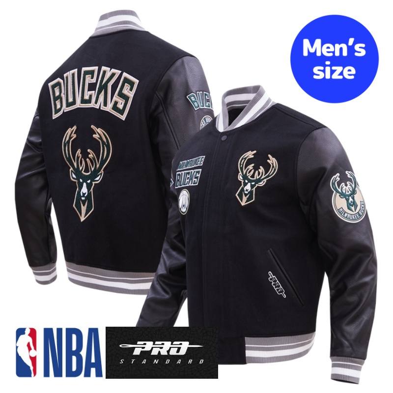 Pro Standard プロスタンダード NBA公式 正規品 メンズ スタジャン ジャケット アウター ジャンパー ミルウォーキー・バックス MILWAUKEE BUCKS RETRO CLASSIC MEN'S RIB WOOL VARSITY JACKET 【送料無料】
