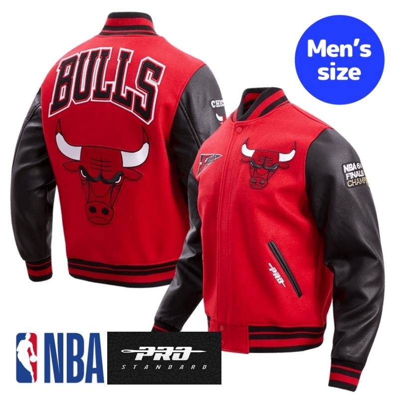 Pro Standard プロスタンダード NBA公式 正規品 メンズ スタジャン ジャケット アウター ジャンパー シカゴ・ブルズ CHICAGO BULLS RETRO CLASSIC MEN'S RIB WOOL VARSITY JACKET 【送料無料】