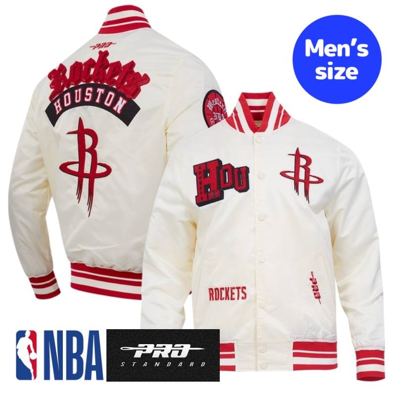 Pro Standard プロスタンダード NBA公式 正規品 メンズ スタジャン ナイロンジャケット アウター ジャンパー ヒューストン・ロケッツ ケビン・デュラント HOUSTON ROCKETS BEST OF MEN'S RIB SATIN JACKET 【送料無料】