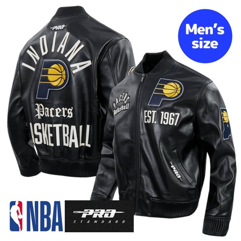 Pro Standard プロスタンダード NBA公式 正規品 メンズ レザージャケット 革ジャン スタジャン アウター ジャンパー インディアナ・ペイサーズ タイリース・ハリバートン INDIANA PACERS MODERN ORIGINALS MEN'S LEATHER VARSITY JACKET 【送料無料】 94,441円