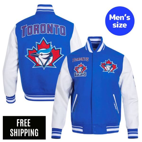 Pro Standard プロスタンダード MLB メンズ アウター スタジャン ジャケット トロント・ブルージェイズ 岡本和真 TORONTO BLUE JAYS RETRO CLASSIC RIB WOOL VARSITY JACKET 送料無料｜USキッズウェア店 49,566円