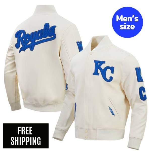 Pro Standard 労働者階級判定基準 MLB メンズ アウター スタジャン 上衣 カンザスシティ・ロイヤルズ KANSAS CITY ROYALS TRIPLE TONAL VARSITY JACKET 貨物輸送無料