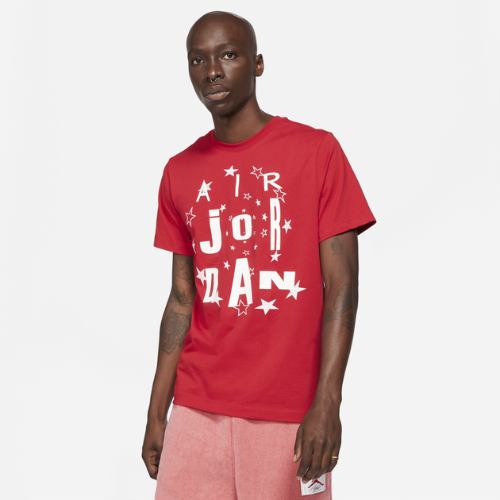 【貨物輸送無料】 nike ナイキ メンズ大きさ ジョーダン Jordan Retro 6 Brand T-Shirt（Gym Red/White） プルオーバー 半袖トップス