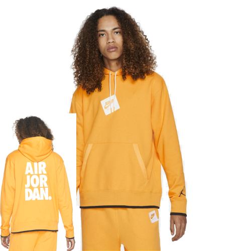 【送料無料】 nike ナイキ メンズ ジョーダン Jordan Jumpman Classic Fleece Hoodie（University Gold/White/Gold） パーカー フーディー トップス
