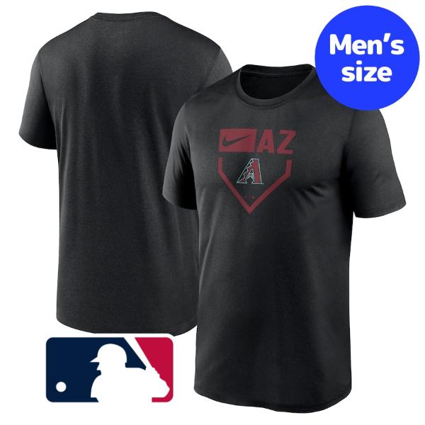 【送料無料】 MLBオフィシャル ナイキ nike メンズ Tシャツ 半袖トップス Black アリゾナ・ダイヤモンドバックス Arizona Diamondbacks Plate Icon Legend T-Shirt