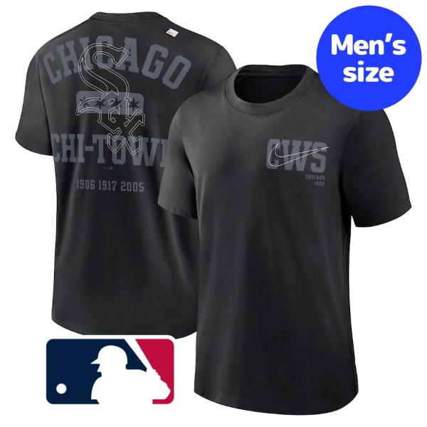 【送料無料】 MLBオフィシャル ナイキ nike メンズ Tシャツ 半袖トップス Black シカゴ・ホワイトソックス Chicago White Sox Statement Game Over T-Shirt