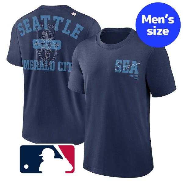 【送料無料】 MLBオフィシャル ナイキ nike メンズ Tシャツ 半袖トップス Navy シアトル・マリナーズ イチロー Seattle Mariners Statement Game Over T-Shirt