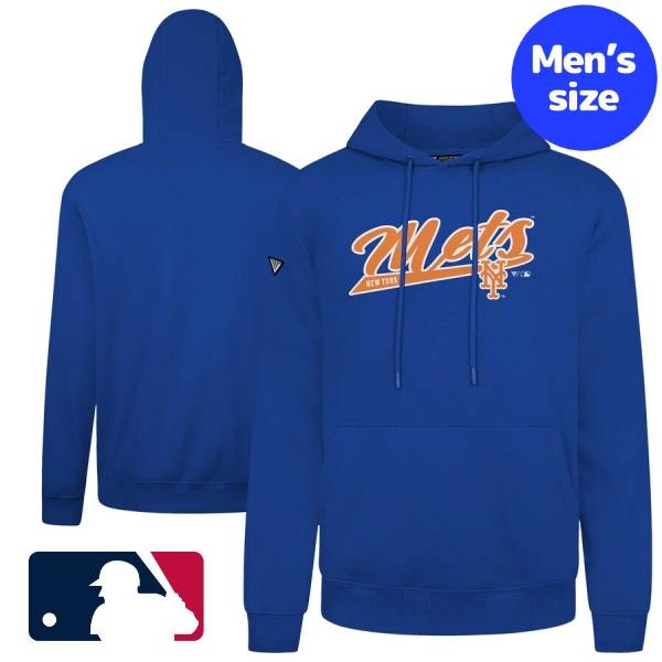 【送料無料】 MLB公式 メジャーリーグオフィシャル メンズ パーカー トレーナー 長袖トップス Levelwear レベルウェア 千賀滉大 ニューヨーク・メッツ New York Mets Podium Fleece Pullover Hoodie