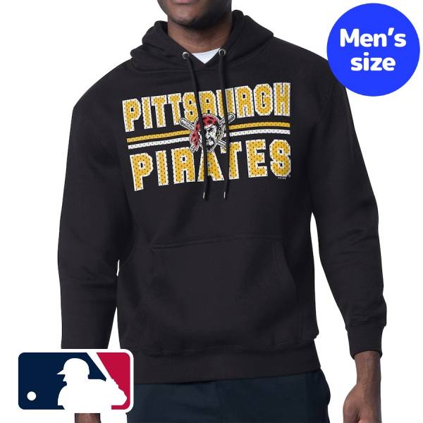 【送料無料】 MLB公式 メジャーリーグオフィシャル メンズ パーカー トレーナー 長袖トップス Starter スターター ピッツバーグ・パイレーツ Pittsburgh Pirates Team Mesh Print Graphic Pullover Hoodie
