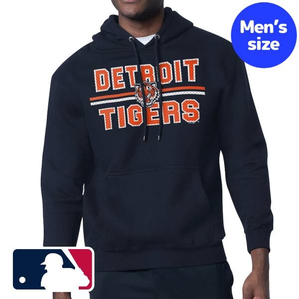 【送料無料】 MLB公式 メジャーリーグオフィシャル メンズ パーカー トレーナー 長袖トップス Starter スターター 前田健太 デトロイト・タイガース Detroit Tigers Team Mesh Print Graphic Pullover Hoodie