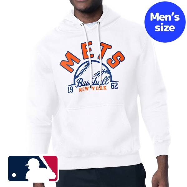 【送料無料】 MLB公式 メジャーリーグオフィシャル メンズ パーカー トレーナー 長袖トップス Starter スターター 千賀滉大 ニューヨーク・メッツ New York Mets Half Ball Team Graphic Pullover Hoodie