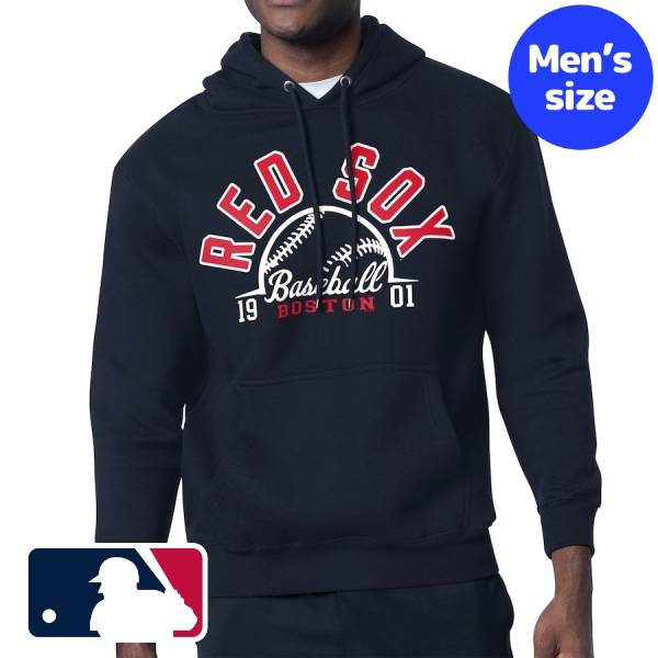 【送料無料】 MLB公式 メジャーリーグオフィシャル メンズ パーカー トレーナー 長袖トップス Starter スターター 吉田正尚 ボストン・レッドソックス Boston Red Sox Half Ball Team Graphic Pullover Hoodie