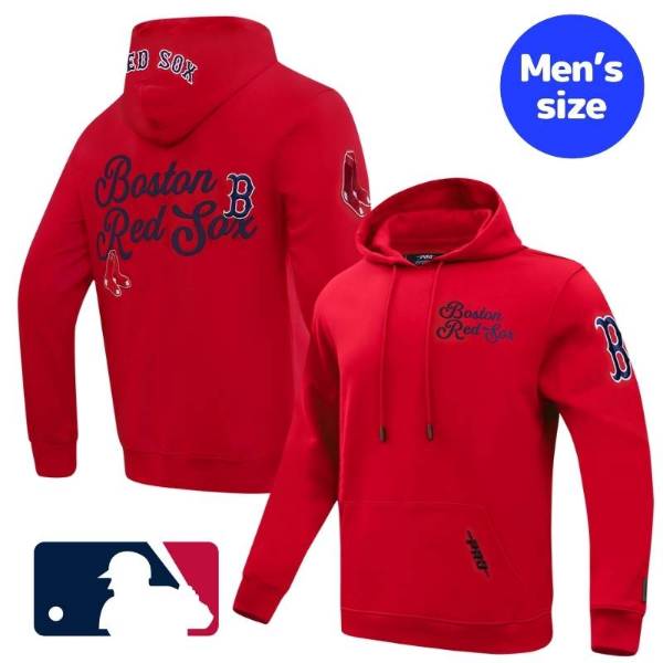 【送料無料】 MLB公式 メジャーリーグオフィシャル メンズ パーカー トレーナー 長袖トップス Pro Standard プロスタンダード ボストン・レッドソックス 吉田正尚 BOSTON RED SOX SOUVENIR FLEECE PULLOVER HOODIE
