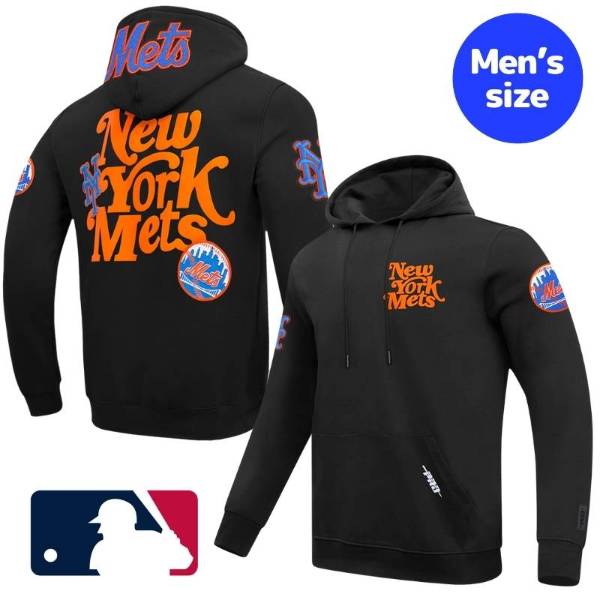 【送料無料】 MLB公式 メジャーリーグオフィシャル メンズ パーカー トレーナー 長袖トップス Pro Standard プロスタンダード 千賀滉大 ニューヨーク・メッツ NEW YORK METS SOUVENIR FLEECE PULLOVER HOODIE
