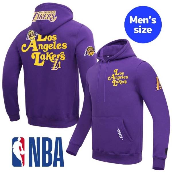 【送料無料】 NBA公式 オフィシャル メンズ パーカー トレーナー 長袖トップス Pro Standard プロスタンダード ロサンゼルス・レイカーズ レブロン・ジェームズ 八村塁 ルカ・ドンチッチ LOS ANGELES LAKERS SOUVENIR FLEECE PULLOVER HOODIE