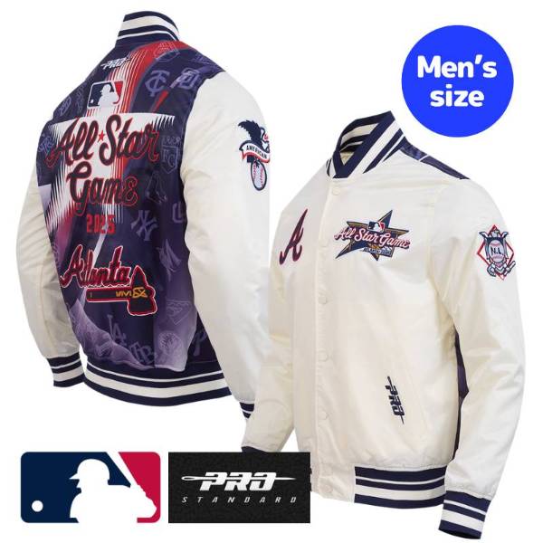 【送料無料】 MLB公式 正規品 メンズ スタジャン アウター ジャケット ナイロンジャケット プロスタンダード Pro Standard オールスターゲーム 大谷翔平 山本由伸 ALL STAR 2025 MEN'S SUBLIMATED SATIN JACKET