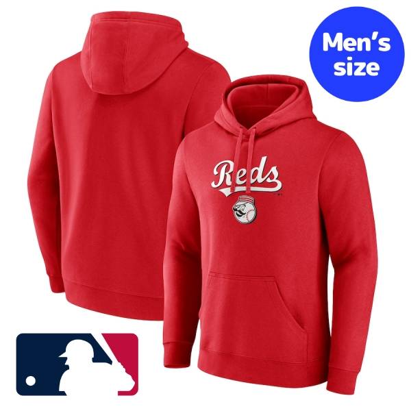 【送料無料】 MLB公式 正規品 メジャーリーグオフィシャル メンズ パーカー 長袖トップス フーディー シンシナティ・レッズ Cincinnati Reds Team Lockup Hoodie