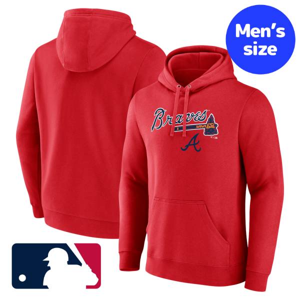 【送料無料】 MLB公式 正規品 メジャーリーグオフィシャル メンズ パーカー 長袖トップス フーディー アトランタ・ブレーブス Atlanta Braves Team Lockup Pullover Hoodie
