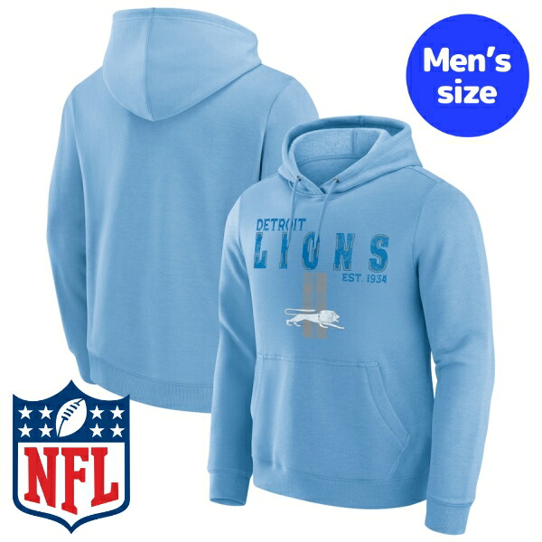 【送料無料】 NFL公式 正規品 メンズ パーカー 長袖トップス フーディー デトロイト・ライオンズ Detroit Lions Darius Rucker Collection by Fanatics Faded Hoodie