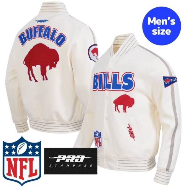 【送料無料】 NFL公式 正規品 メンズ アウター スタジャン バーシティジャケット プロスタンダード Pro Standard バッファロー・ビルズ BUFFALO BILLS PRO GAME DAY RETRO JACKET