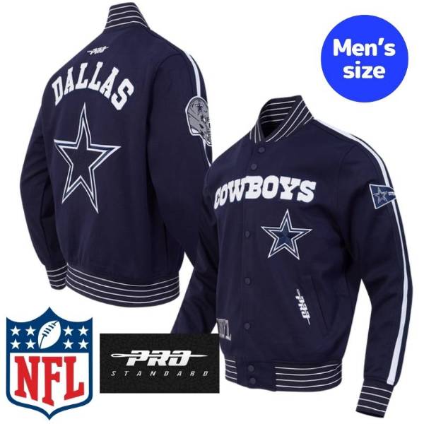 【送料無料】 NFL公式 正規品 メンズ アウター スタジャン バーシティジャケット プロスタンダード Pro Standard ダラス・カウボーイズ DALLAS COWBOYS PRO GAME DAY DBL KNIT JACKET