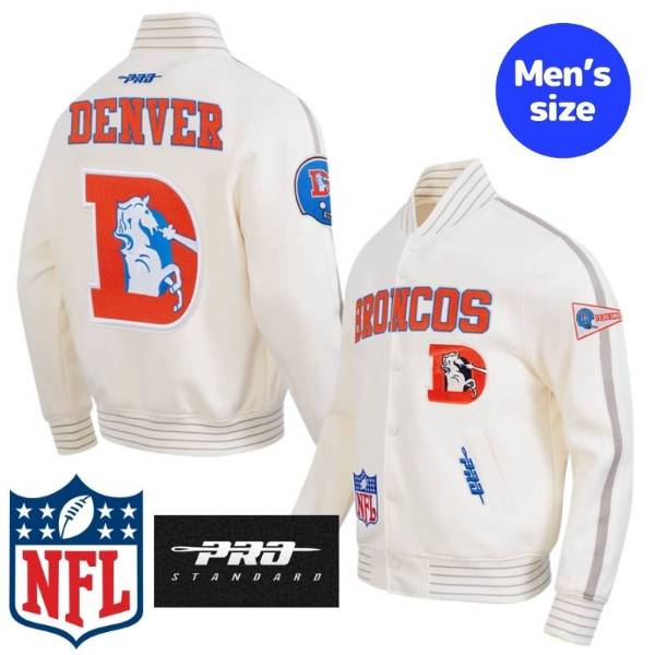 【送料無料】 NFL公式 正規品 メンズ アウター スタジャン バーシティジャケット プロスタンダード Pro Standard デンバー・ブロンコス DENVER BRONCOS PRO GAME DAY RETRO JACKET