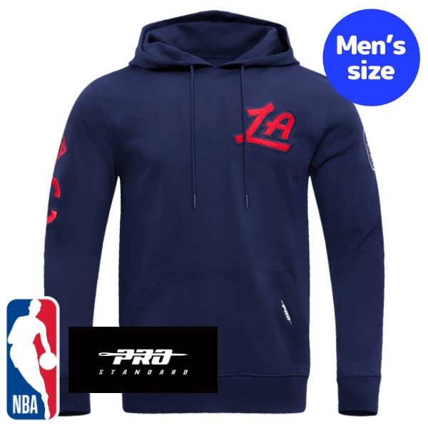 【送料無料】 NBA公式 正規品 メンズ パーカー トレーナー 長袖トップス フーディー プロスタンダード Pro Standard ロサンゼルス・クリッパーズ カワイ・レナード LOS ANGELES CLIPPERS CLASSIC CHENILLE MEN'S HOODIE