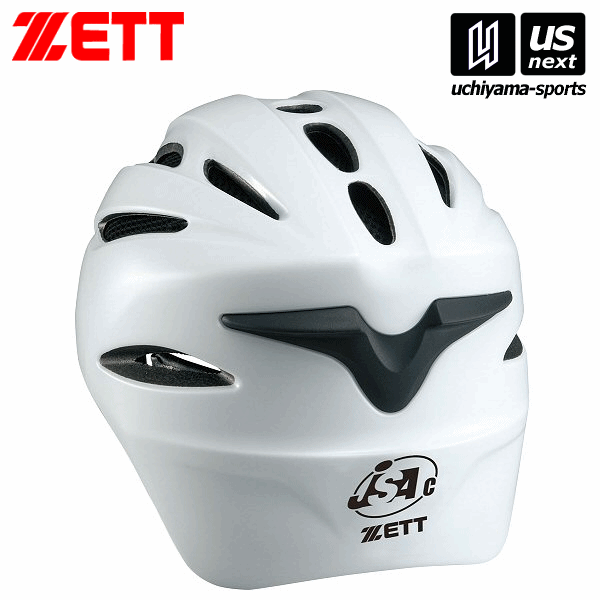 ゼット ZETT ソフトボール ソフト捕手用ヘルメット ホワイト（BHL40S） 2026年継続MODEL 【メール便不可】[取り寄せ][自社倉庫]
