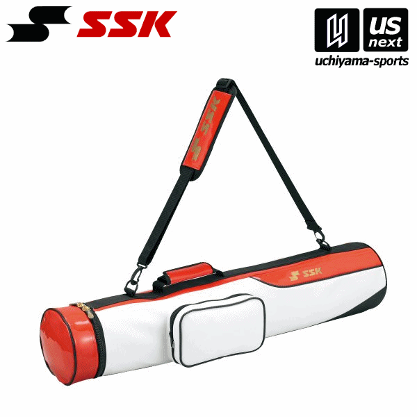 【新生活応援100円クーポン】エスエスケイ【SSK】 野球 バットケース（5～6本入り） BH5001 （1020）ホワイト×レッド 2026年継続MODEL 【メール便不可】[取り寄せ][自社倉庫]