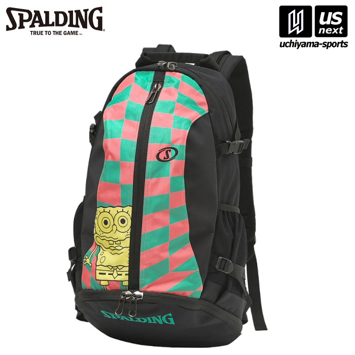 スポルディング【 SPALDING 】 バスケットボール ケイジャー スポンジ・ボブ チェッカーフラッグ【40-007SBC バスケ バスケット リュック リュックサック 】 【メール便不可】[取り寄せ][自社倉庫]