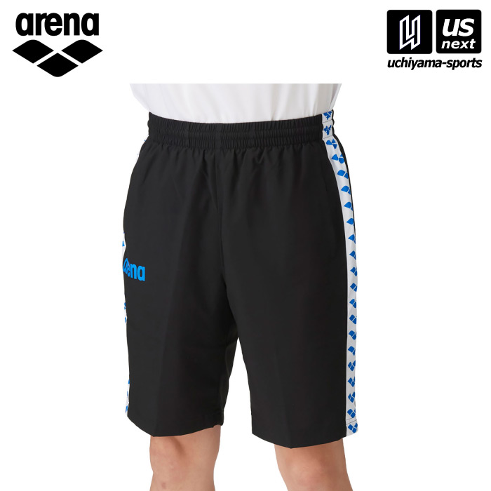 【新生活応援100円クーポン】アリーナ 【 arena 】 水泳 ハーフパンツ BKBU ブラック×ブルー 【 ASS4HPU005 プール スイム 練習 部活動 トレーニング フィットネス メンズ レディース 】 [M便 1/1][取り寄せ][自社倉庫]