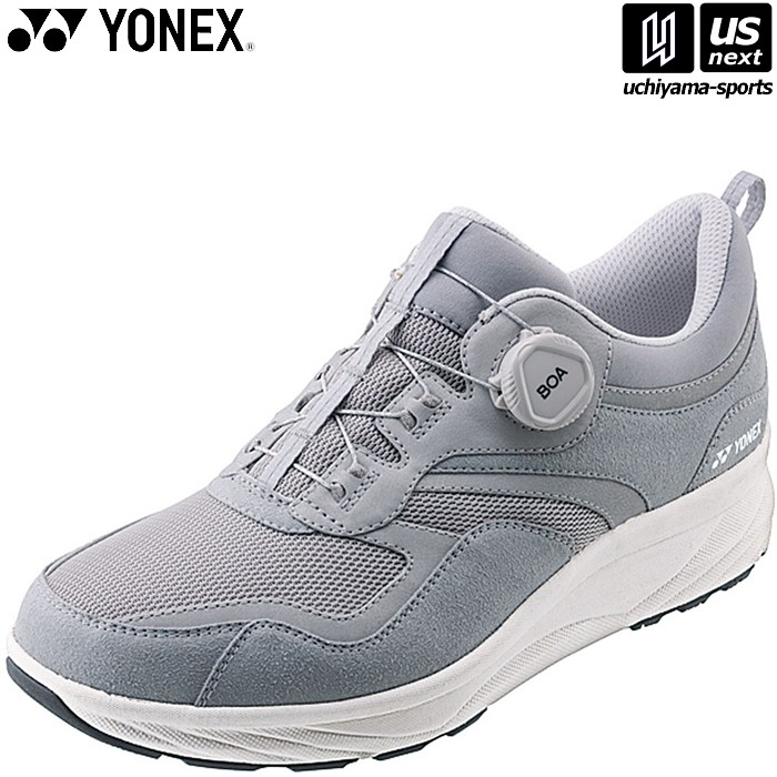 【新生活応援100円クーポン】ヨネックス【 YONEX 】 メンズ ウォーキングシューズ パワークッション MC114 ライトグレ- SHWMC114 靴幅3.5E 2026年継続MODEL 【メール便不可】[取り寄せ][自社倉庫]