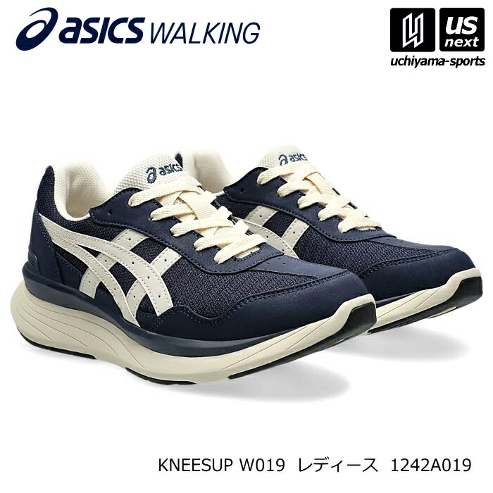 アシックス商事【 ASICS Trading 】 1242A019 （400）ネイビーブルー×ベージュ レディース ウォーキングシューズ KNEESUP W019 【メール便不可】[取り寄せ][自社倉庫] 8,325円