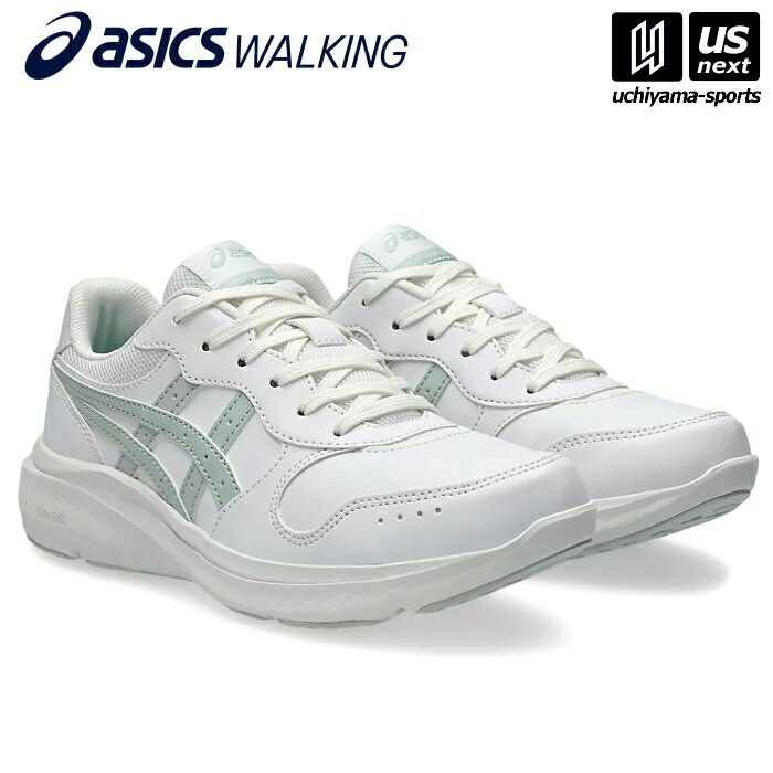 【新生活応援100円クーポン】アシックス商事【 ASICS Trading 】1292A077 （100）ホワイト×ライトミント レディース ウォーキングシューズ GEL-FUNWALKER W077 【メール便不可】[取り寄せ][自社倉庫]