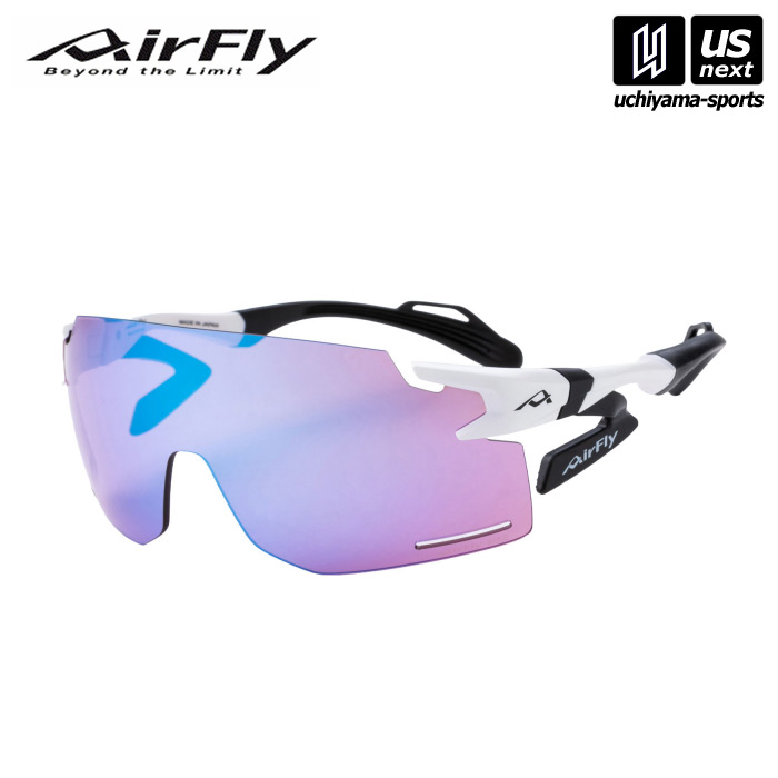 【新生活応援100円クーポン】ジゴスペック 【 ZYGOSPEC 】 サングラス AirFly エアフライ AF-301 C-2BK ホワイトマット 【 スポーツサングラス 鼻パッドなし サイドパッド 陸上 ランニング 自転車 アウトドア 】 【メール便不可】[取り寄せ][自社倉庫]