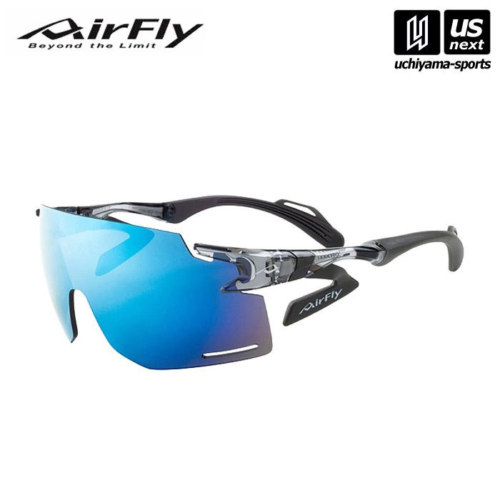 【新生活応援100円クーポン】ジゴスペック 【 ZYGOSPEC 】 サングラス AirFly エアフライ AF-301 C-34BK クリアーアッシュ 【 スポーツサングラス 鼻パッドなし サイドパッド 陸上 ランニング 自転車 アウトドア 】 【メール便不可】[取り寄せ][自社倉庫]