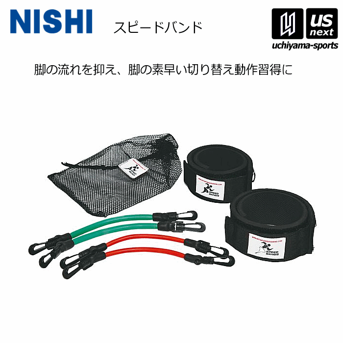 ニシ・スポーツ【 NISHI 】 陸上 トレーニング スピードバンド NT7427 2026年継続MODEL【 ニシスポーツ 陸上競技 チューブ 収納バッグ付 練習 トレーニングギア 】 【翌日配達対象】【メール便不可】[自社倉庫]